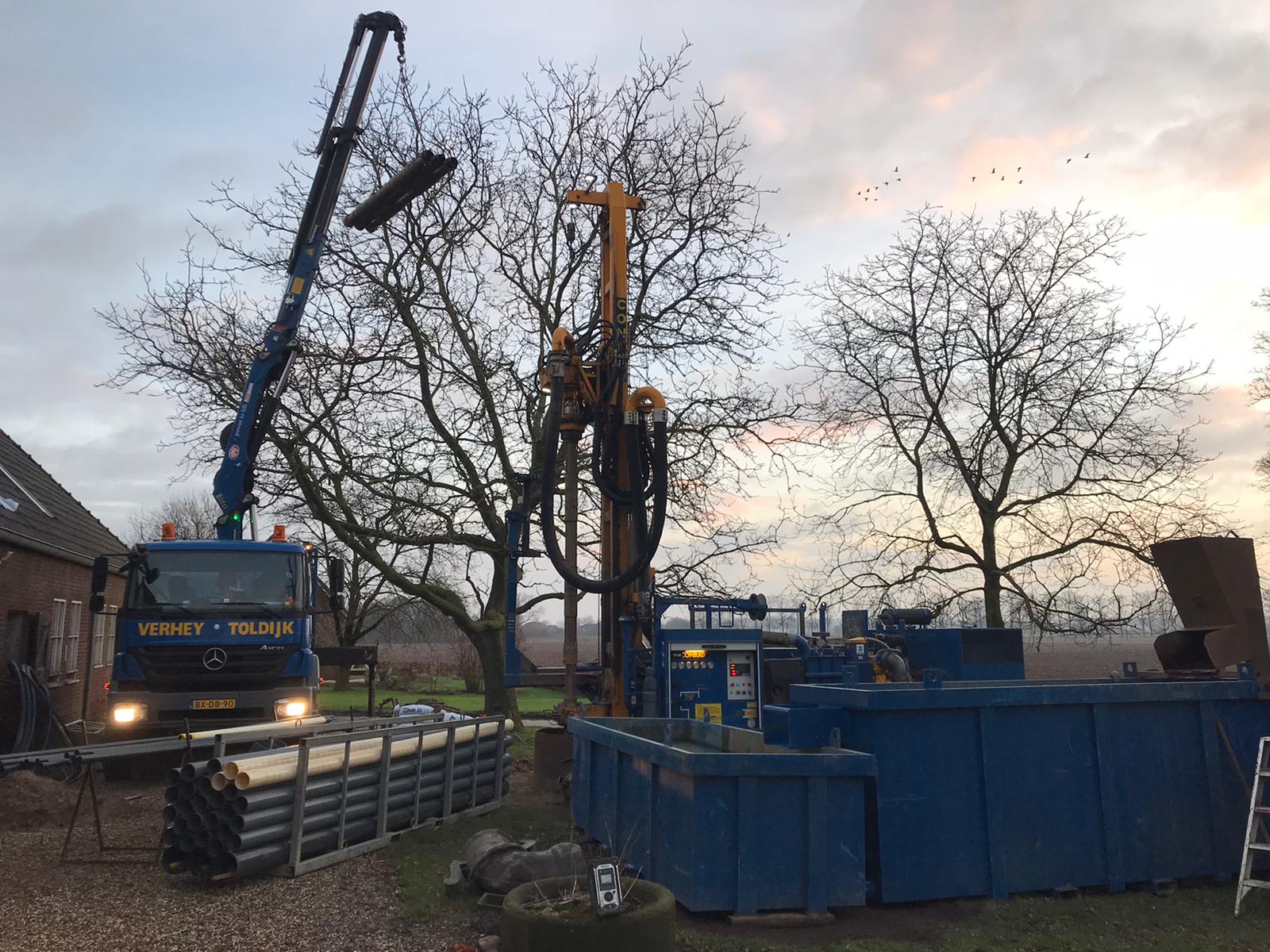 Installatiewerk verbouwing inclusief water-water warmtepomp (Steenderen)