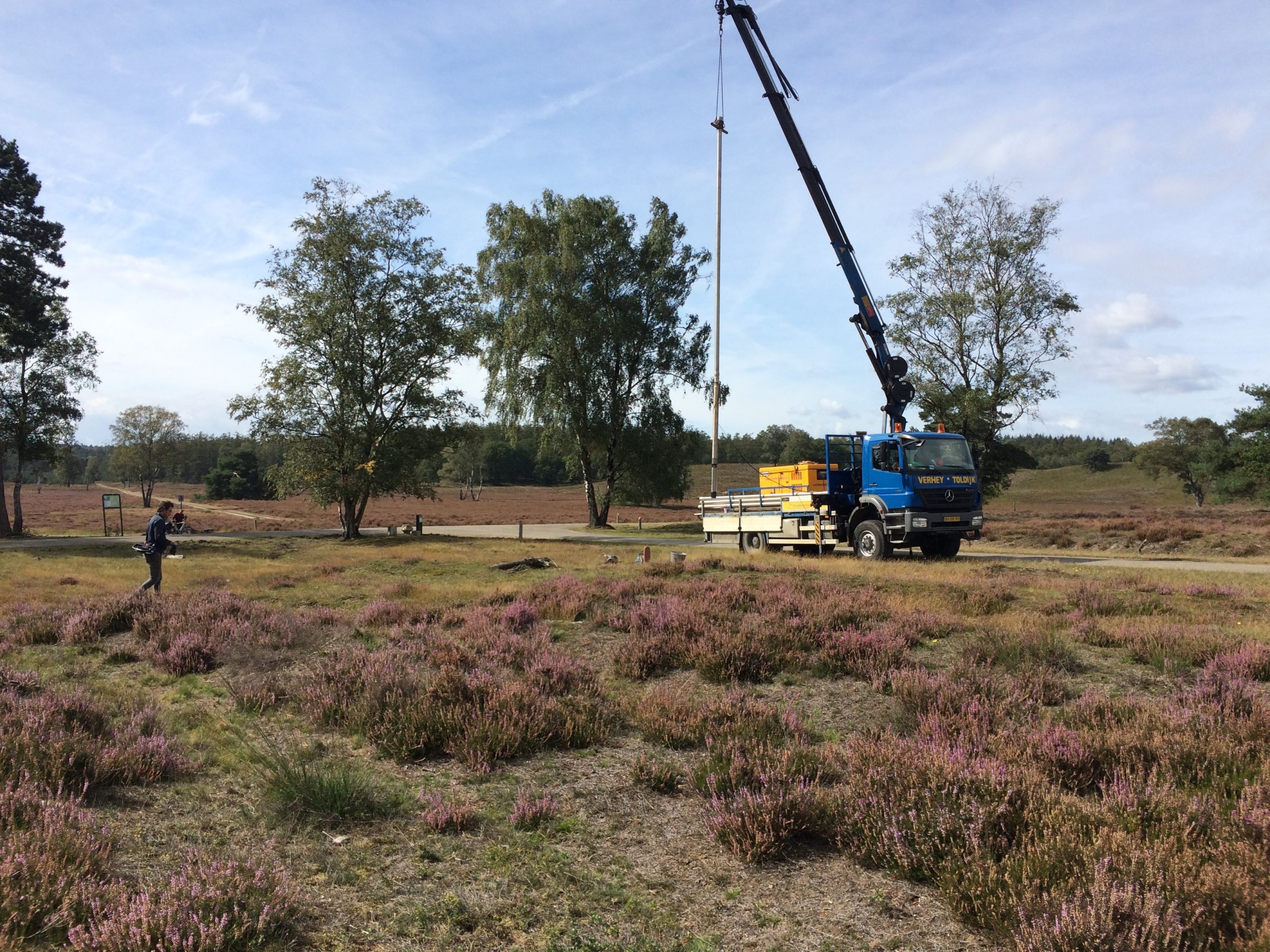 Brandputten testen op de Veluwe